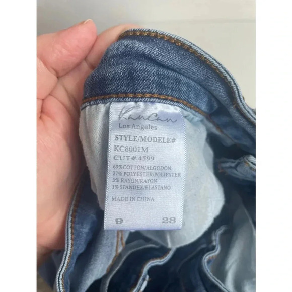 Kancan Blue Jeans Distressed Skinny Size 9 29 EUC - Picture 12 of 12